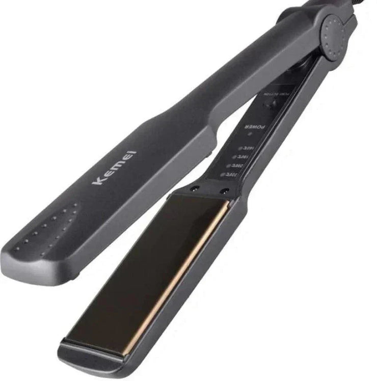 Kemei Ceramic Heating Plate Professional Tourmaline Hair Straightener