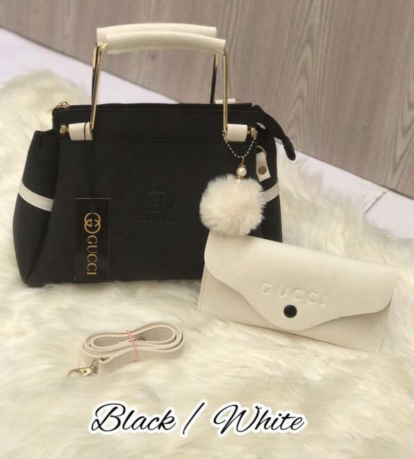 Gucci 2 Piece Set With Long Wallet For Women Fashionable New Style Bags, Hand Bag & Clutch